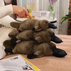Realistic Platypus Soft Fluffy Plush Pillow Kawaii Girls and Boys Stuffed Animals Toys Duckbill Plush for Best Birthday Gifts