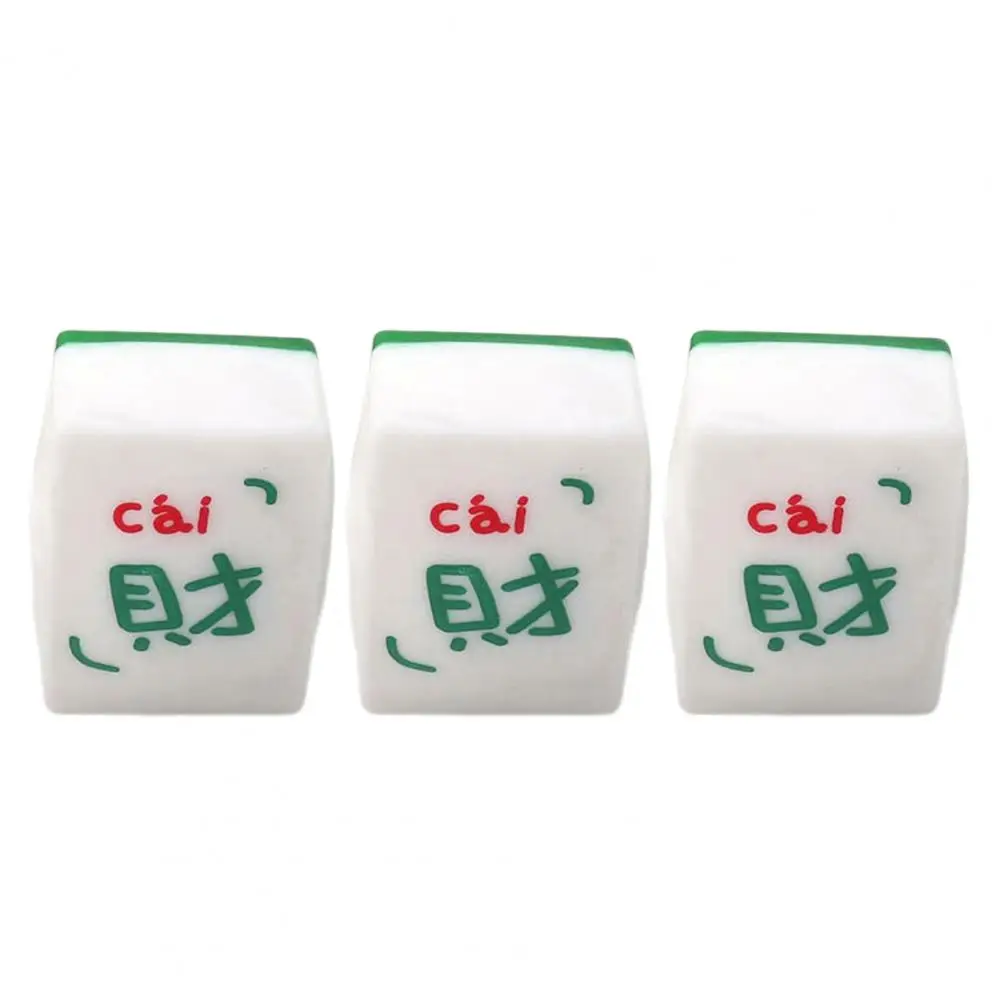 Soft Touch Stress Toy Mahjong Shape Stress-relief Squeeze Toy Set for Home Decoration Gifts Soft Fidget Toy Healing Stress