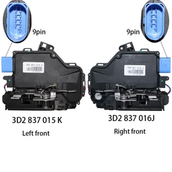 Door Lock Actuator Right front Driver's Side For VW Golf MK5 Sagitar TT Cayenne 986 987Cayman Boxster 3D2 837 015K 3D2 837 016J