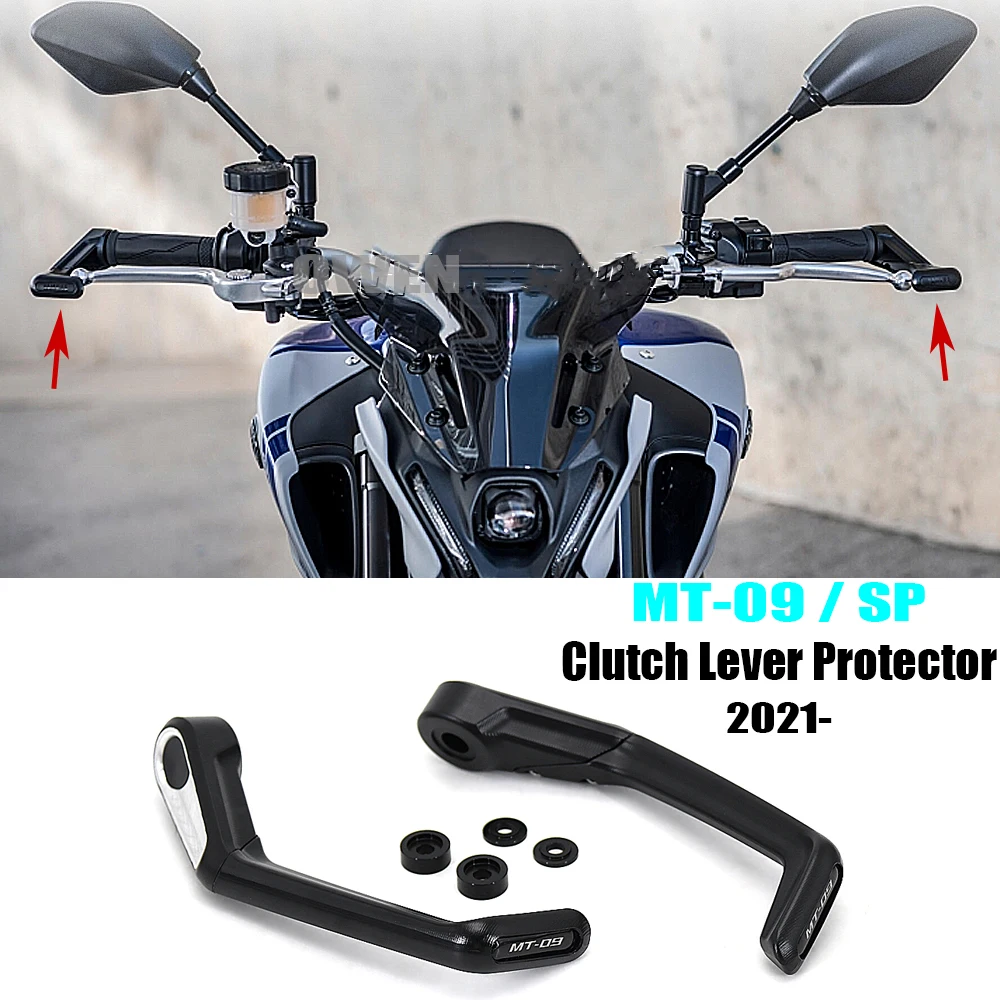 

MT09 Motorcycle Brake Clutch Levers Protection MT09SP Handlebar Grips Guard For YAMAHA MT 09 MT-09 SP 2021-2023