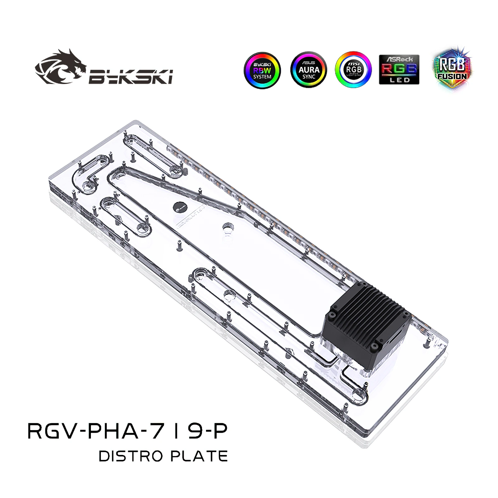 

Размерная пластина Bykski RGB с водяным охлаждением для корпуса Phanteks 916, RGV-PHA-719-P
