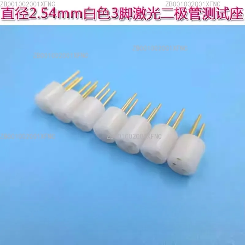 3-Pin 9mm Laser Diode Test Base 2.54mm Testing Socket Adapter