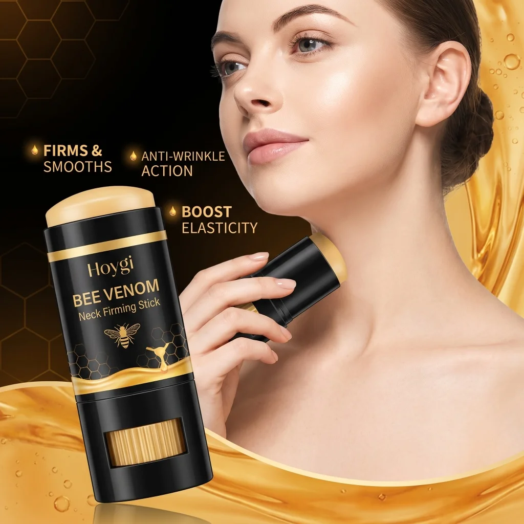 Bee Venom Firm Neck Balm Stick Moisturize Nourish Neck Skin Lift Sagging Area Restore Skin Barrier Revitalize Neck Complexion