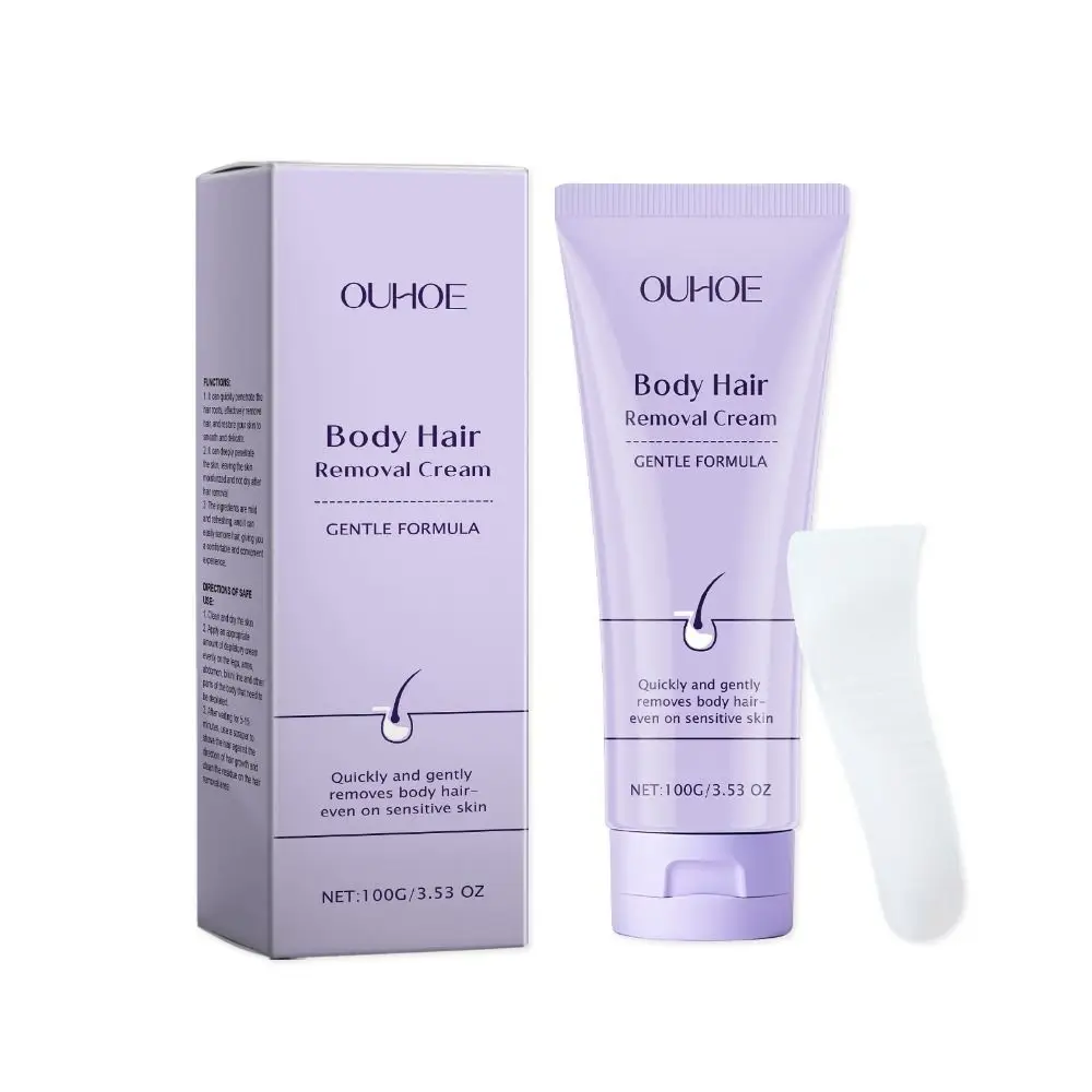 

Gentle Body Hair Removal Cream Durable And Smooth Safe Facial hair Removal With Spatula Applicator