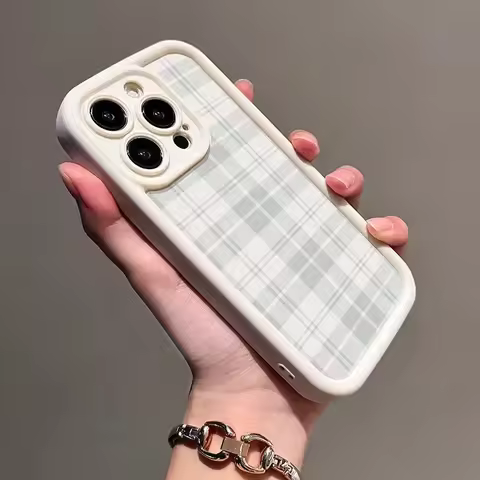 Retro Checkered Print for Funda Samsung Galaxy S25 S24 S23 S22 Ultra FE Plus A55 A54 A53 A15 A35 A34 A25 A24 5G Soft Case Cover