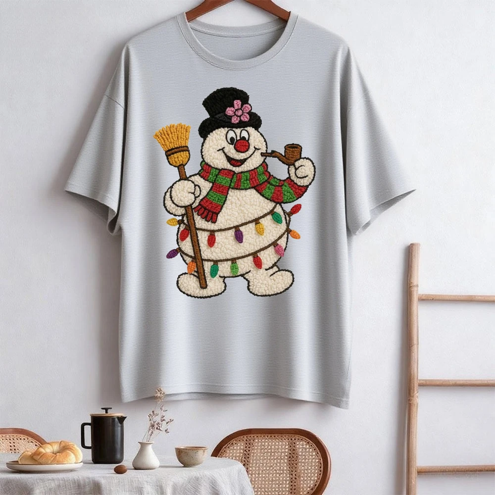 مزلاج هوك الغزل الكروشيه ثلج عيد الميلاد القمم عيد ميلاد سعيد أفلام مضحك الغزل فو التطريز ثلج تيز جديد وصول #6