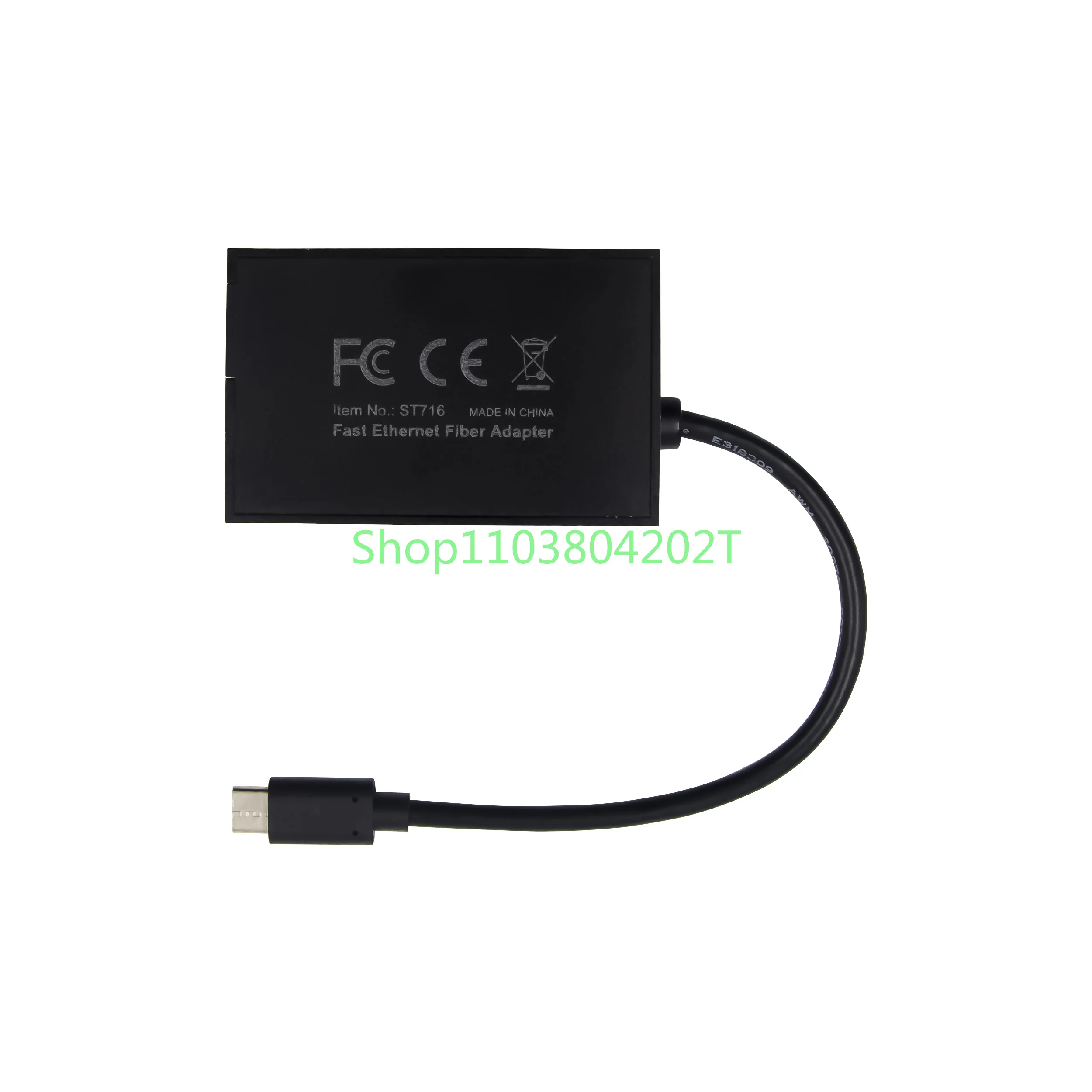 TYPE-C USB2.0c Fast ethernet fiber adapter sfp AISX AX88772C USB c to Single Optical Port SFP Optical Fiber LC