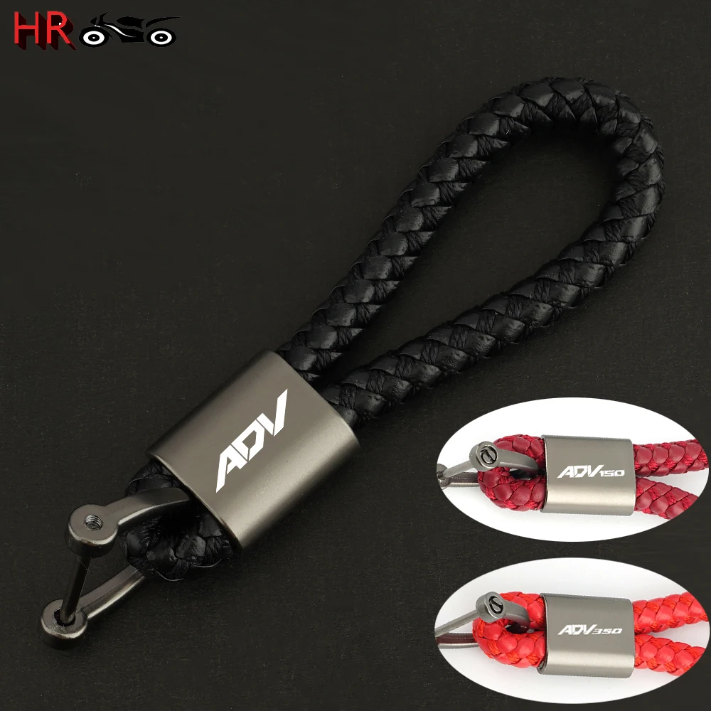 High Quality Motorcycle Keychain Key Chain Ring With Logo For HONDA ADV 150 350 ADV150 ADV350 X-ADV Scooter Keyring Accessories