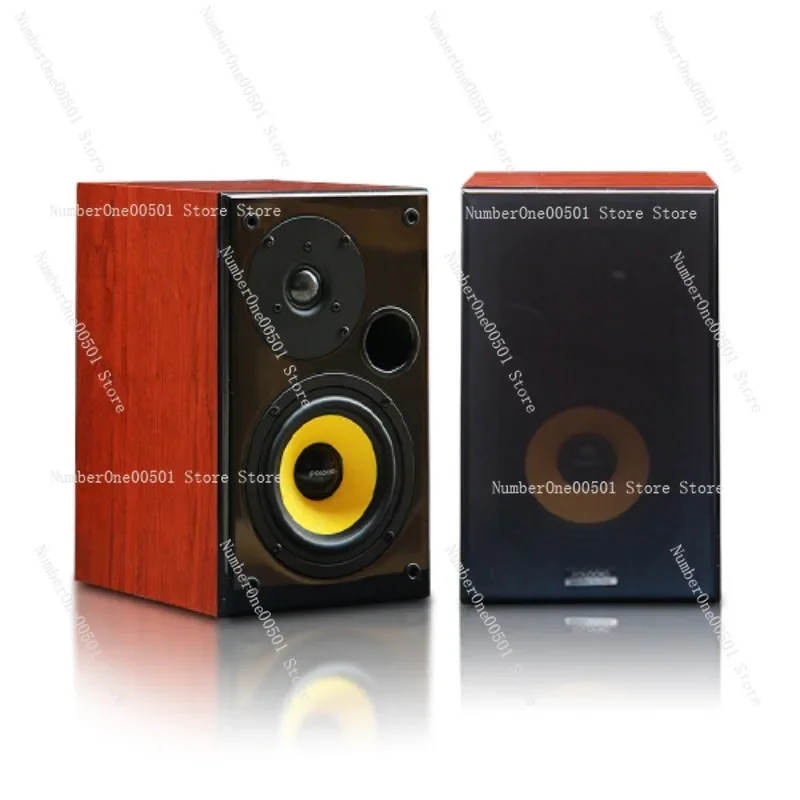 5 Inch Passive Bookshelf Speakers HiFi Vocal Specialist Wooden for Tube Amplifier Monitor Class