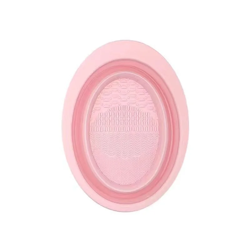 Makeup brush and powder puff cleaning tool