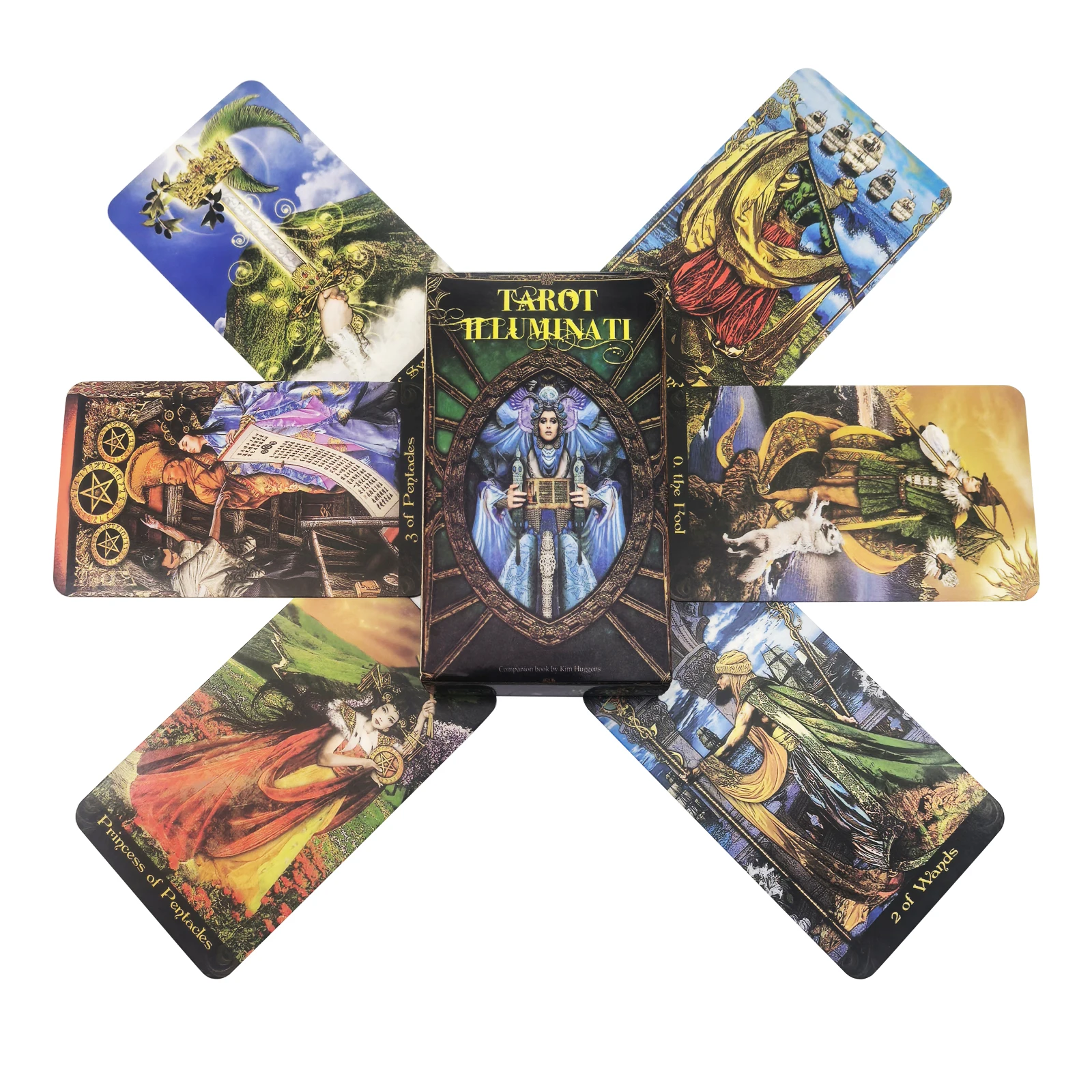 

Illuminati Tarot Cards A 78 Deck Oracle English Visions Divination Edition Borad Playing Games gift