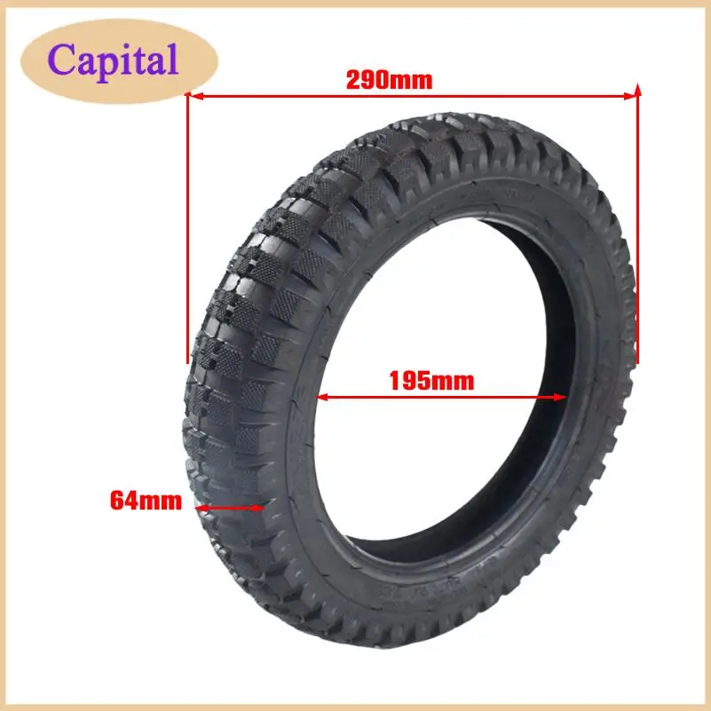 12 بوصة 12 1/2X2.75 الإطارات 12.5X2.75 الإطار الخارجي أو الأنبوب الداخلي لدراجة نارية 49cc دراجة نارية صغيرة الترابية MX350 MX400 عجلة سكوتر #3