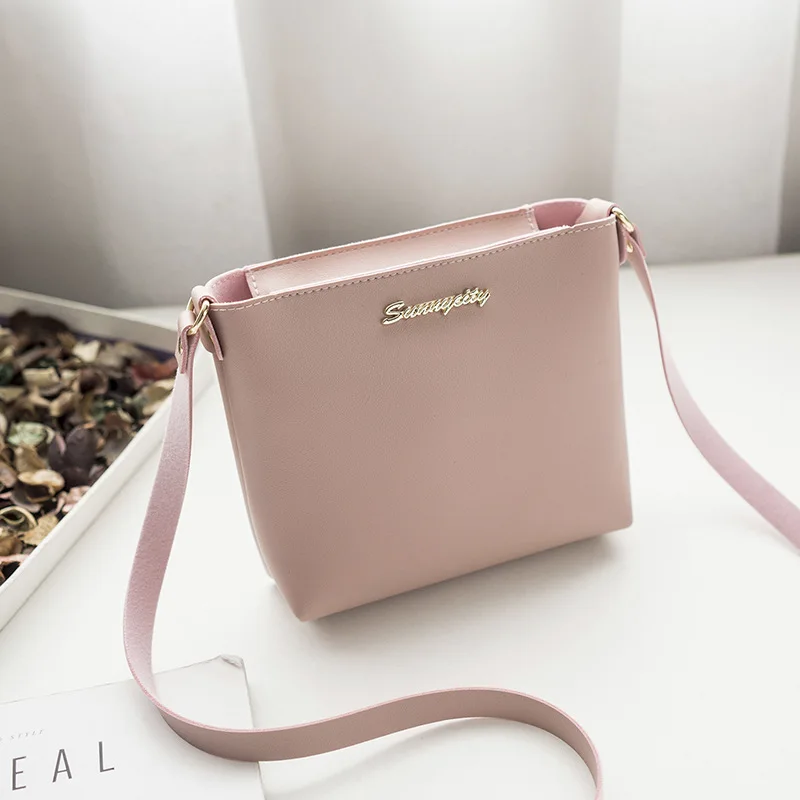 Fashion Casual Phone Coin Shoulder Bag Small Women PU Leather Messenger Bags Solid Clutch Zipper Crossbody Mini Bag Handbags