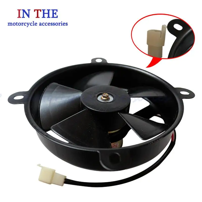 

Motorcycle Dirt Bike ATV Universal Radiator Fan 12V Cooling Fan Suitable for 250 300 350 400 450 500CC ENDURO MX Motorcycles
