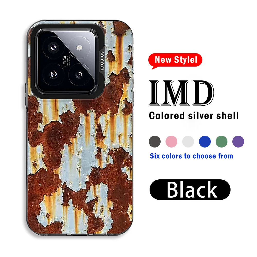 Cracked Paint Rust Texture Phone Case For Xiaomi 17 Pro Max 15 T Pro 14 T Pro 13 T Pro 12 T Pro Mi 11 Lite 5G IMD Soft Cover - view 6