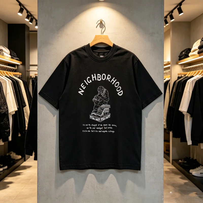 NBHD Carve Meditatie Aap Print - Street Fashion Of Japan recensie en prijs