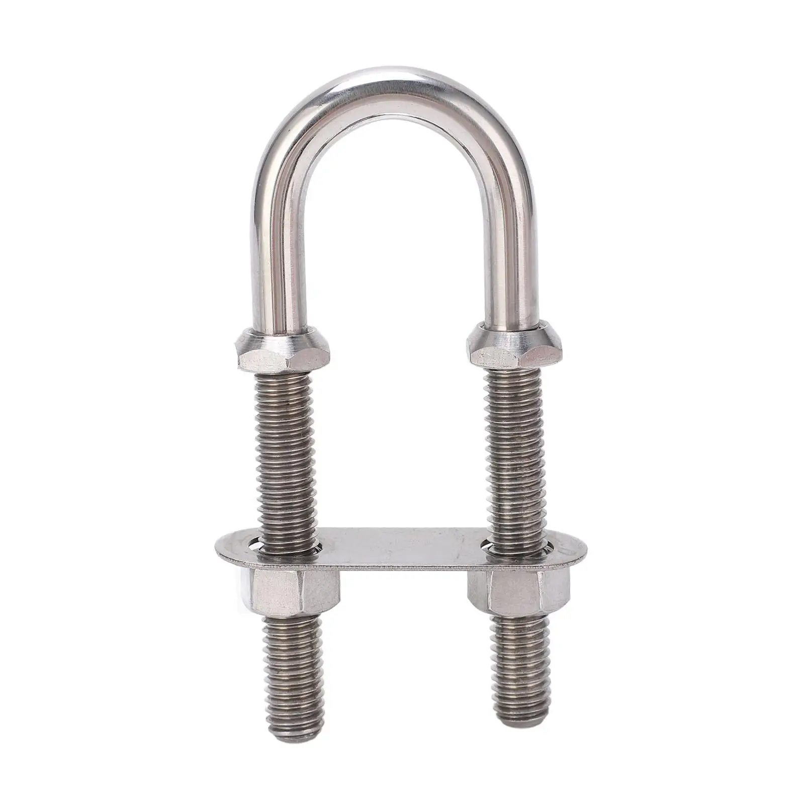 Round Bend Bolt Polished Surface U Bolt Silver High Hardness Stainless Steel Rust Proof for boats Yachts