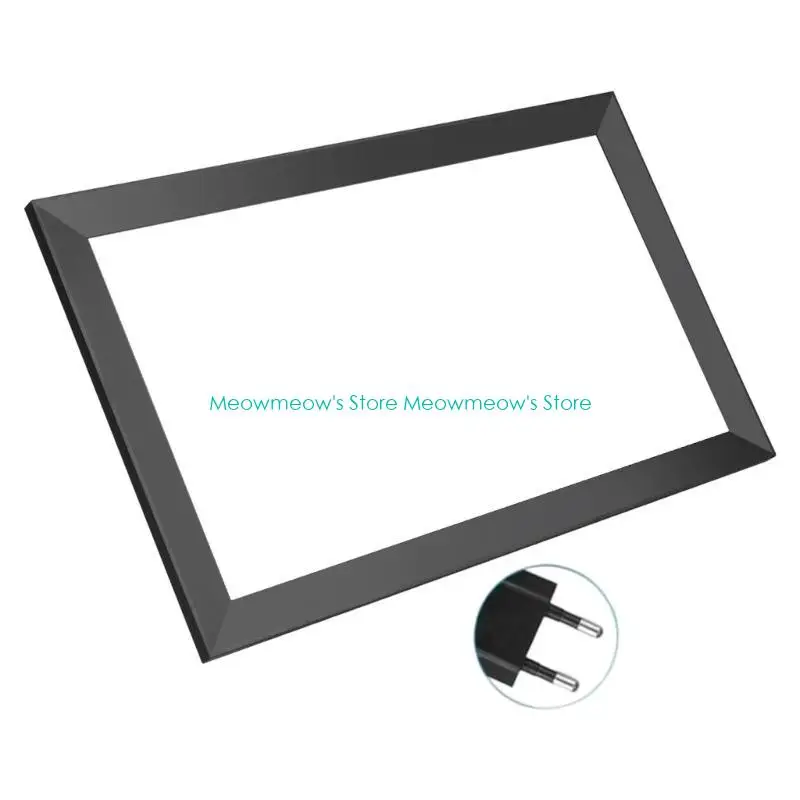 W91A 15.6inch Interactives Photo Frame Mobile App Integration Daily Agendas Viewer Black