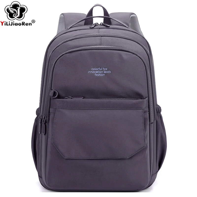 

Casual Backpack Women Waterproof Nylon Daypack Ladies Laptop Bag Multi Pocket Large Capacity School Bag Lightweight Knapsack