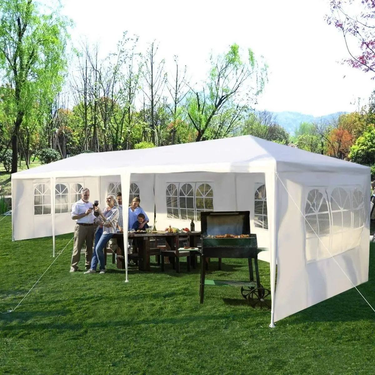 3x9m Five-Sided Waterproof Tent with Spiral Tube