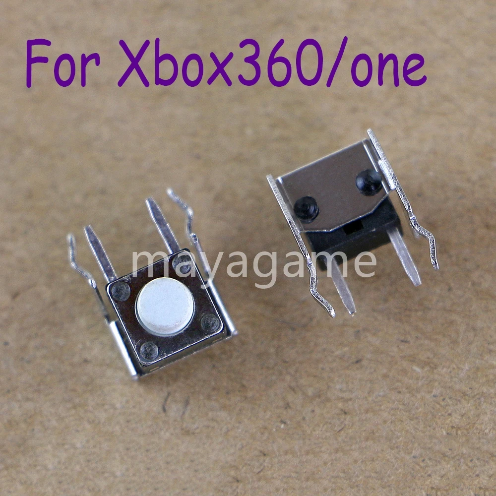 300pcs White LB RB Left Right LR Switch Buttons for XBOX ONE Xboxone XBOX360 Controller Repair