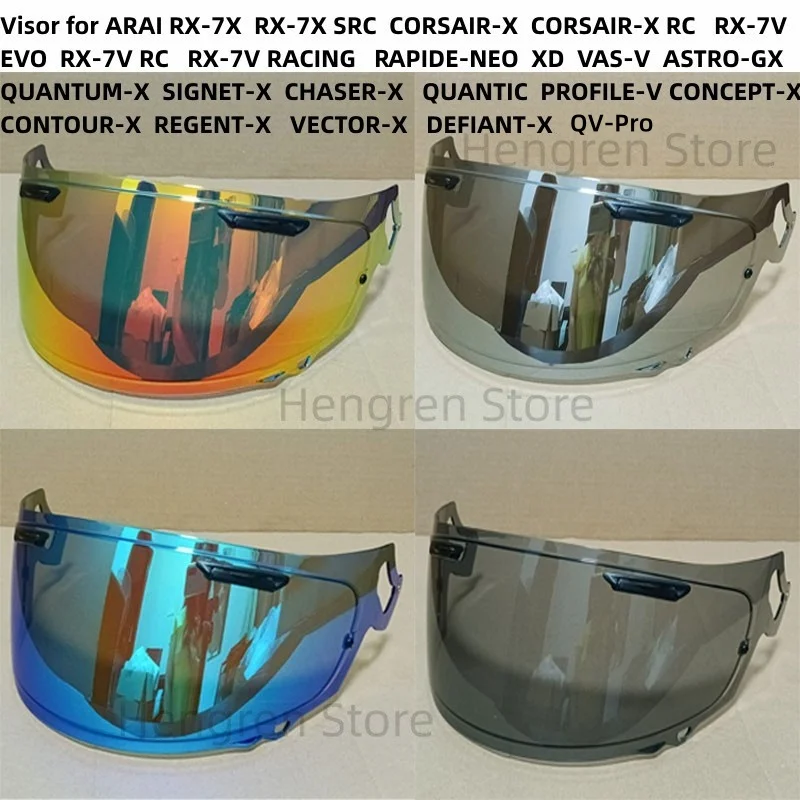 Visor for ARAI RX-7X CORSAIR-X RX-7V RAPIDE-NEO XD VAS-V ASTRO-GX QUANTUM-X SIGNET-X CHASER-X QUANTIC REGENT-X  VECTOR-X DEFIANT