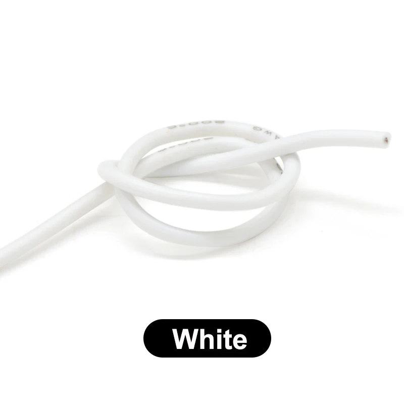 5~50m flexibles Silikon-Elektrokabel 16/18/20/22/24/26/28/30AWG, weiches Zinn-Kupfer-Kabel für Autobatterien, hochtemperaturbeständig