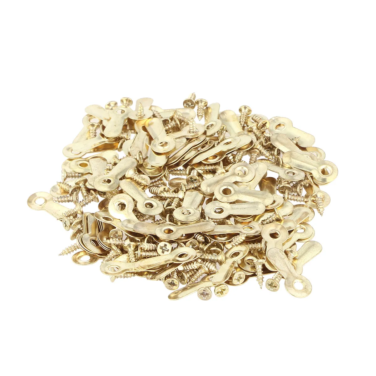 200Pcs Photo Frame Back Sheets Metal Melon Nails Small Hardened Iron Core Locks for Home Office Exhibition Picture Frame