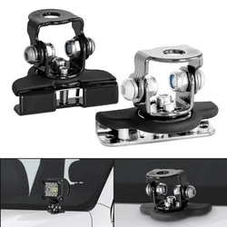 2pcs Car Auto Hood LED Work Light Mount Bracket Holders A-Pillar SUV Cover Light Mounting Clamp Universal