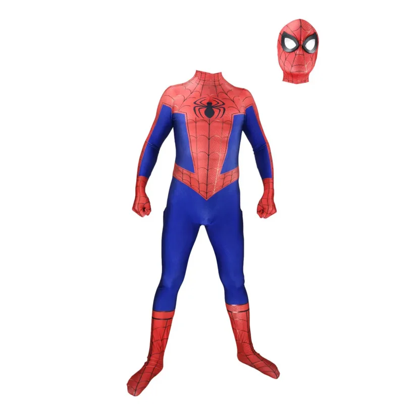 Erwachsene/Kinder Halloween Männer klassische Superhelden Spiderman Cosplay Kostüm Peter Benjamin Parker Bodysuit Zentai Party Overall
