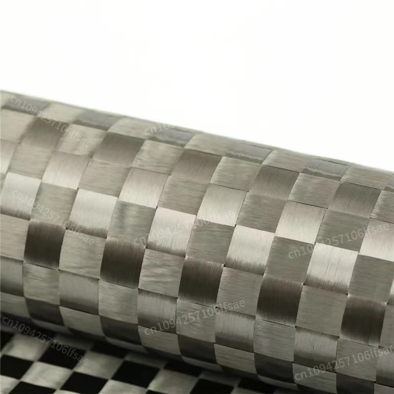12K スプレッドトウカーボンファイバー生地 18mmx18mm 88g 格子柄ストレッチカーボンクロス修理用超薄型 0.1mm 50x100cm