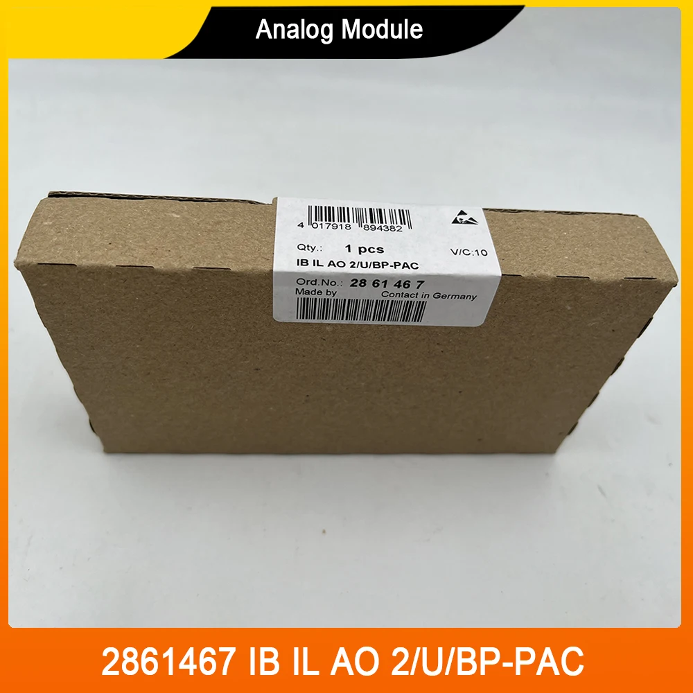 

2861467 IB IL AO 2/U/BP-PAC Inline Module For Phoenix Analog Module High Quality Fast Ship