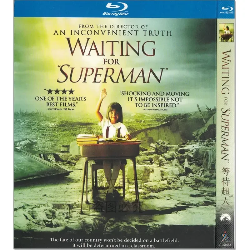 

Blu-ray science fiction documentary Waiting for Superman high definition disc 1080P 2BD disc non-DVD disc