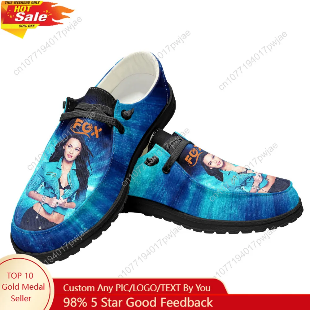 

Megan Fox Actor Singer Casual Shoes Mens Womans Flat Shoe Breathable Outdoor Lightweight Footwear Couple Custom Made Shoe