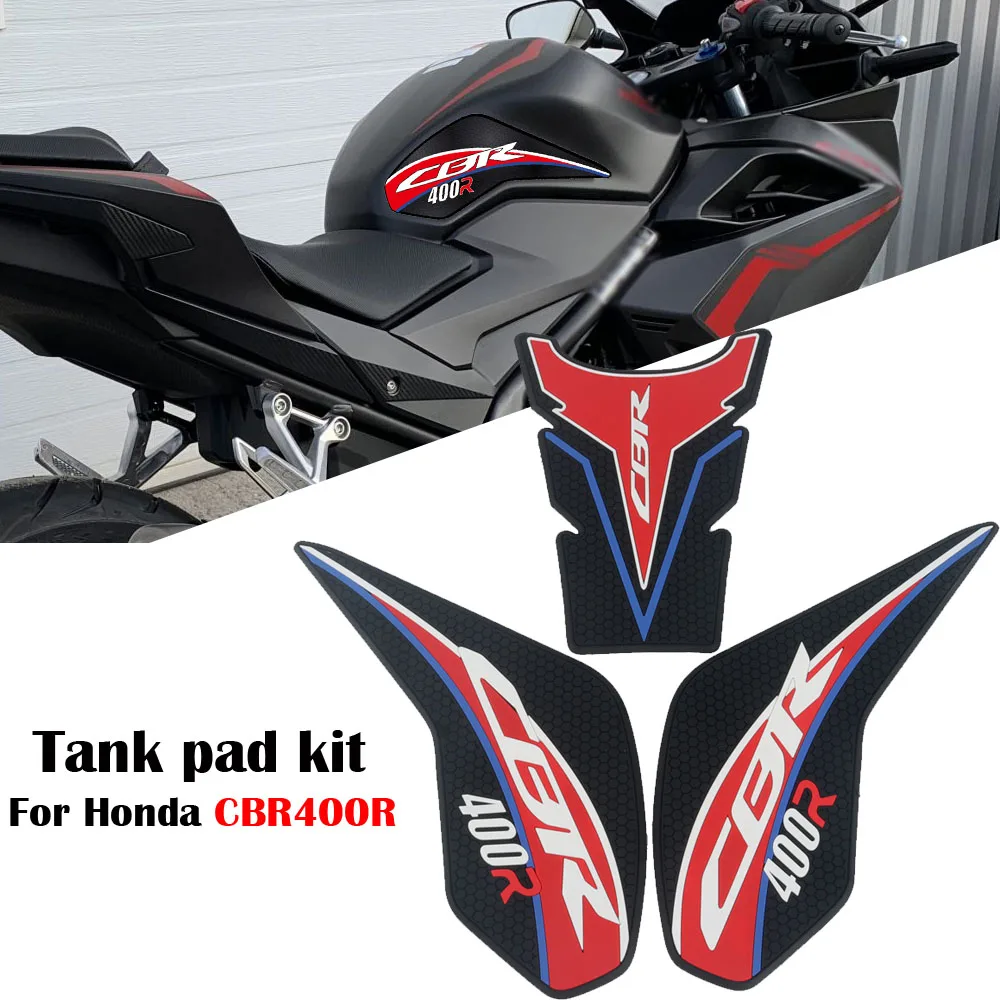 Motorcycle Accessories Side Fuel Tank Pads Protector Stickers Knee Grip Traction Pad For Honda CBR400R CBR 400 R 400R