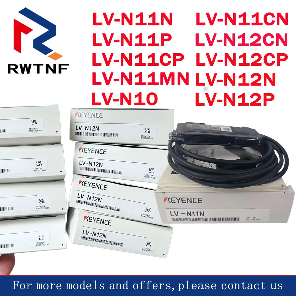 Brand NewGenuin LV-N11N LV-N11P LV-N11CP LV-N11MN LV-N10 LV-N11CN LV-N12CN LV-N12CP LV-N12N LV-N12P KEYENCE Digital laser sensor