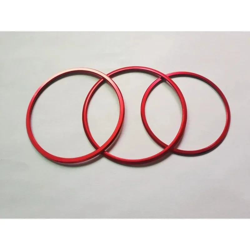 

New for A B GLA CLA Class W176 W117 W246 C117 A1806Pcs Car Seat Adjustment Switch Knob Ring Cover Trim Red