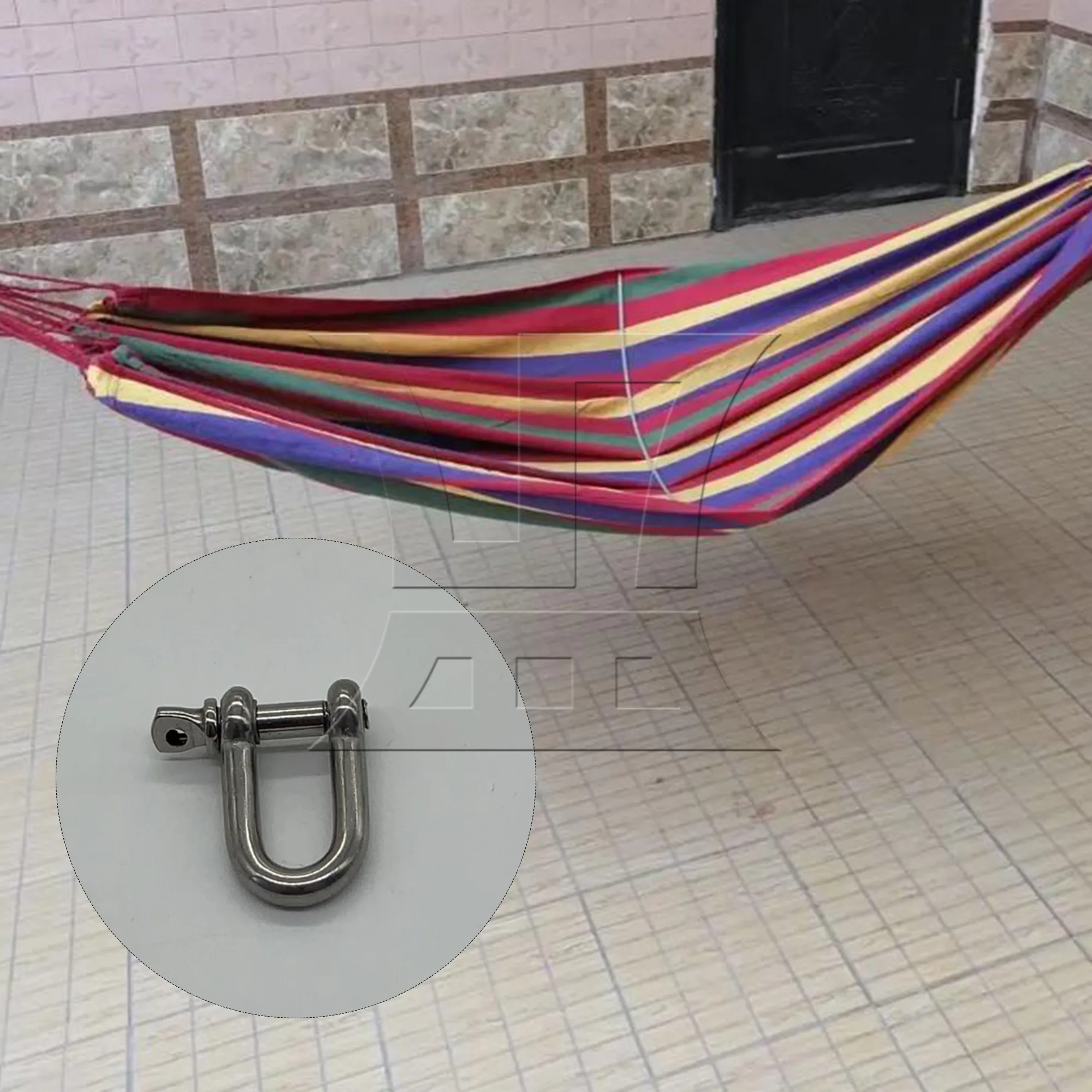 

CNBTR 120pcs D Ring Shackle Suitable for Backpack Pendants