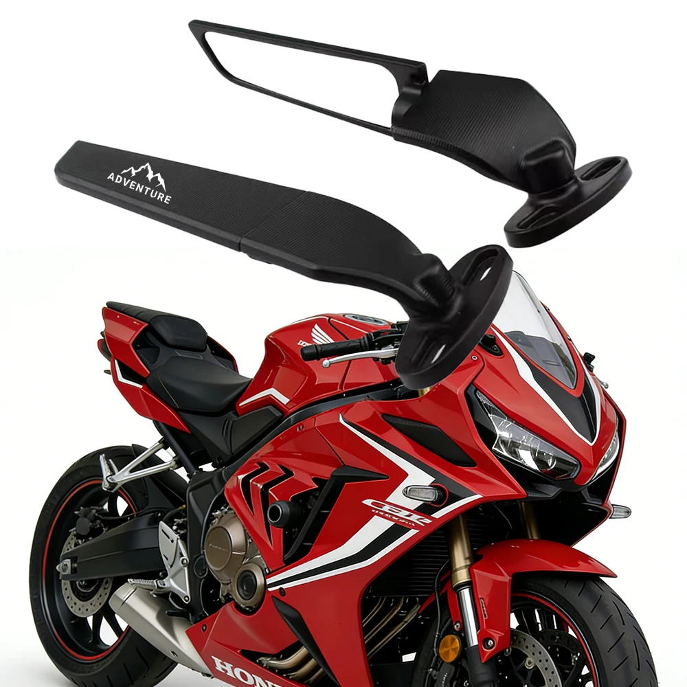 Modified Motorcycle Mirrors For bmw F900GS Adventure R1200GS F 1300 GS Adjustable Rotating Rearview Wind Swivel Wing Side Mirror