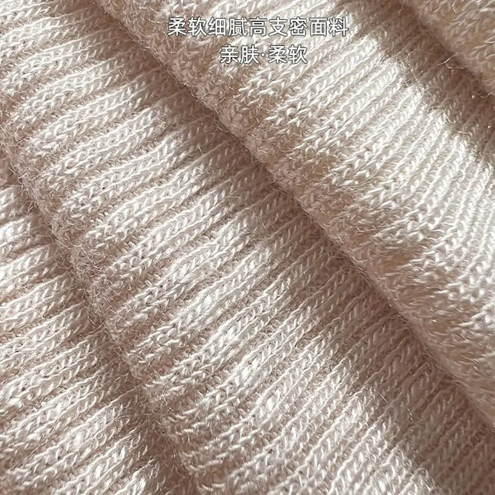 

Elegant With Lace Knitted Vest Solid Color Sleeveless Tank Top Slimming Half-turtleneck Camisole for Women