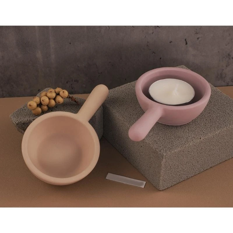 

Handle Jar Candlestick Silicone Molds Pans Holder Molds Plaster Mould Cup Molds Craft Supplies high quality