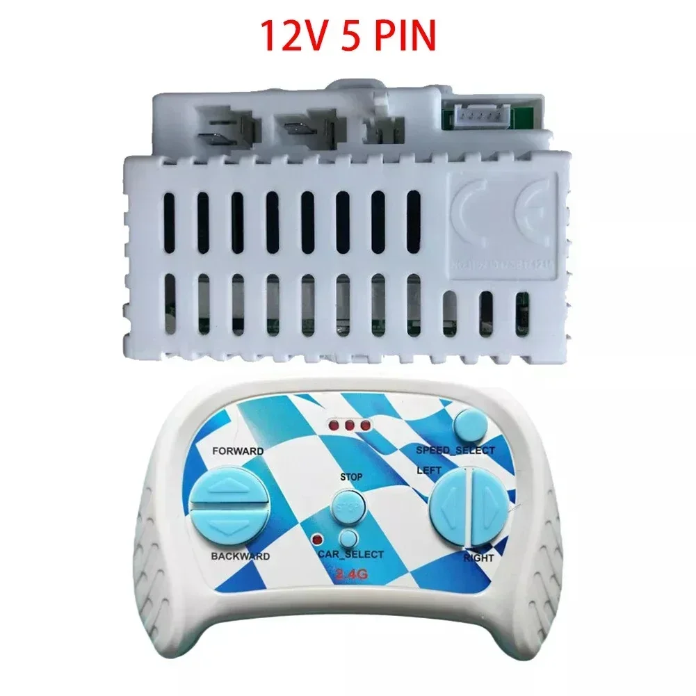 5 Pin Control Box 2.4G Transmitter For Car Replacement Parts Standard Size Strict Quality Control ABS+Metal Material