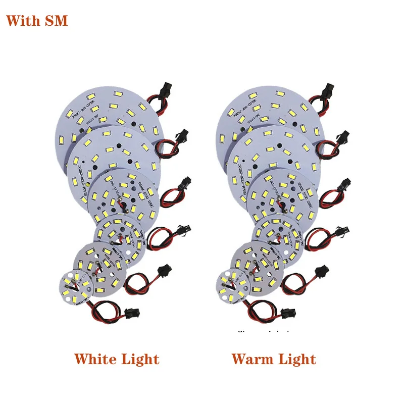 Brightness LED SMD5730 Light Board 3W 5W 7W 9W 12W 18W 24W  36W Lamp Panel PCB With SM and LED Driver DIY  LED Bulb Light.