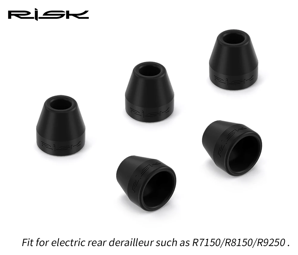 Risk 2 Stück Rennrad Elektrische Schaltwerk-Kabelabdeckung Wasserdicht Fahrrad 12S SD300 Elektronische Leitung Gummimanschette R7150/R8150 – Detail 4