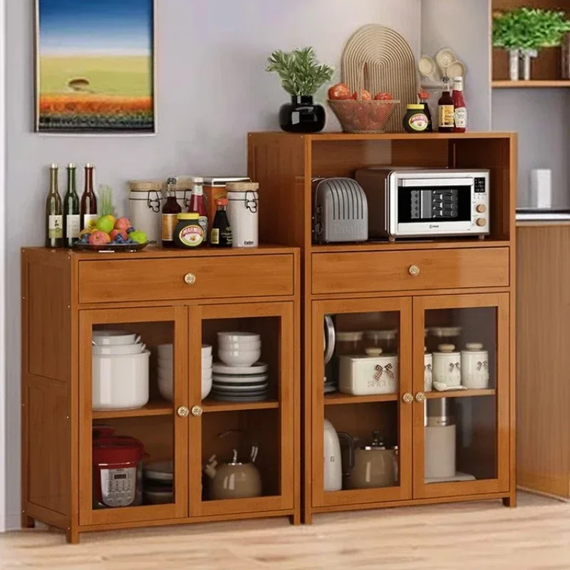 Simple Exquisite Coffee Kitchen Cabinet Display Filing Cupboard Buffet Cabinet Storage Accent Moveis Para Casa Home CY50KC