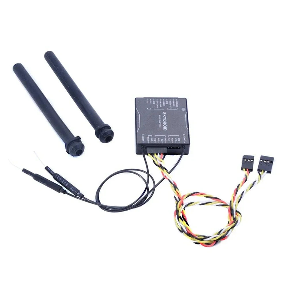 Skydroid H12 Sistema FPV Digital 2,4 GHz 12CH 1080P, Transmisor de Vídeo de Largo Alcance con Receptor R12 para Drone UAV Industrial