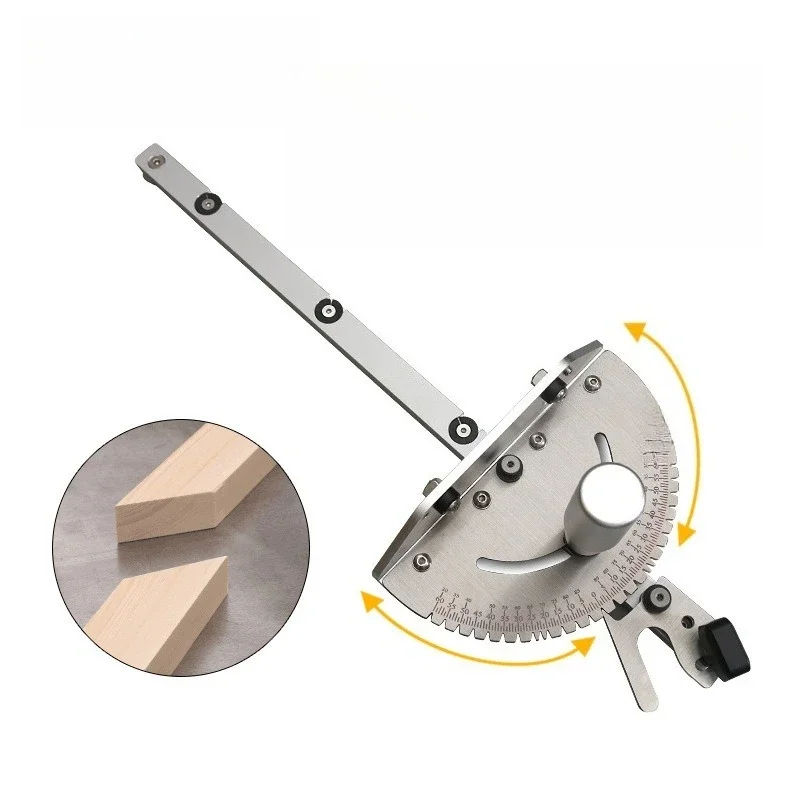 Push handle push ruler chute woodworking table saw, band saw upside down miter angle