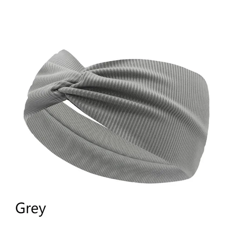 Seidiges Twist-Stirnband aus Stoff mit Gewinde, Yoga, Workout, Laufen, Sport, elastische Haarbänder für Damen, Turban-Haarband für Mädchen – Detail 9