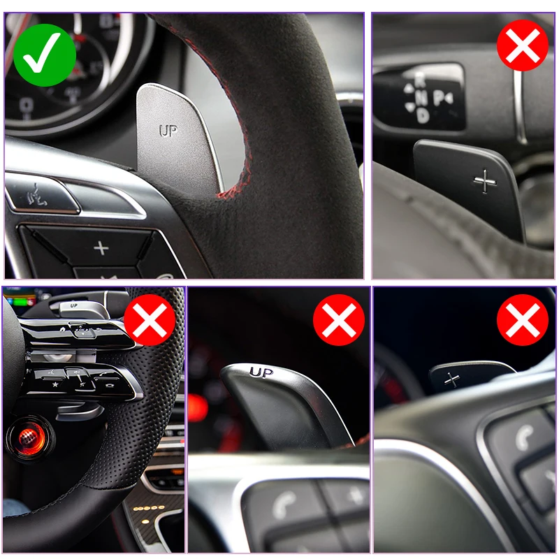 عجلة توجيه سيارة DSG مجداف التحول لمرسيدس بنز AMG A45 E63 C63 CLA45 C117 CLS63 GLA45 GLC GLS قبل 2014 شيفتر المجاذيف