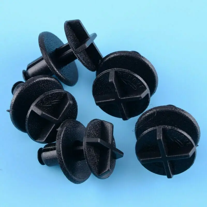 10Pcs For Range Rover Land Rover Battery Cover Cowl Panel Clip Fit 9mm Hole LR024316 Black Auto Acesssories Vehicles Car Part